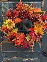 Fall Sunburst Wreath